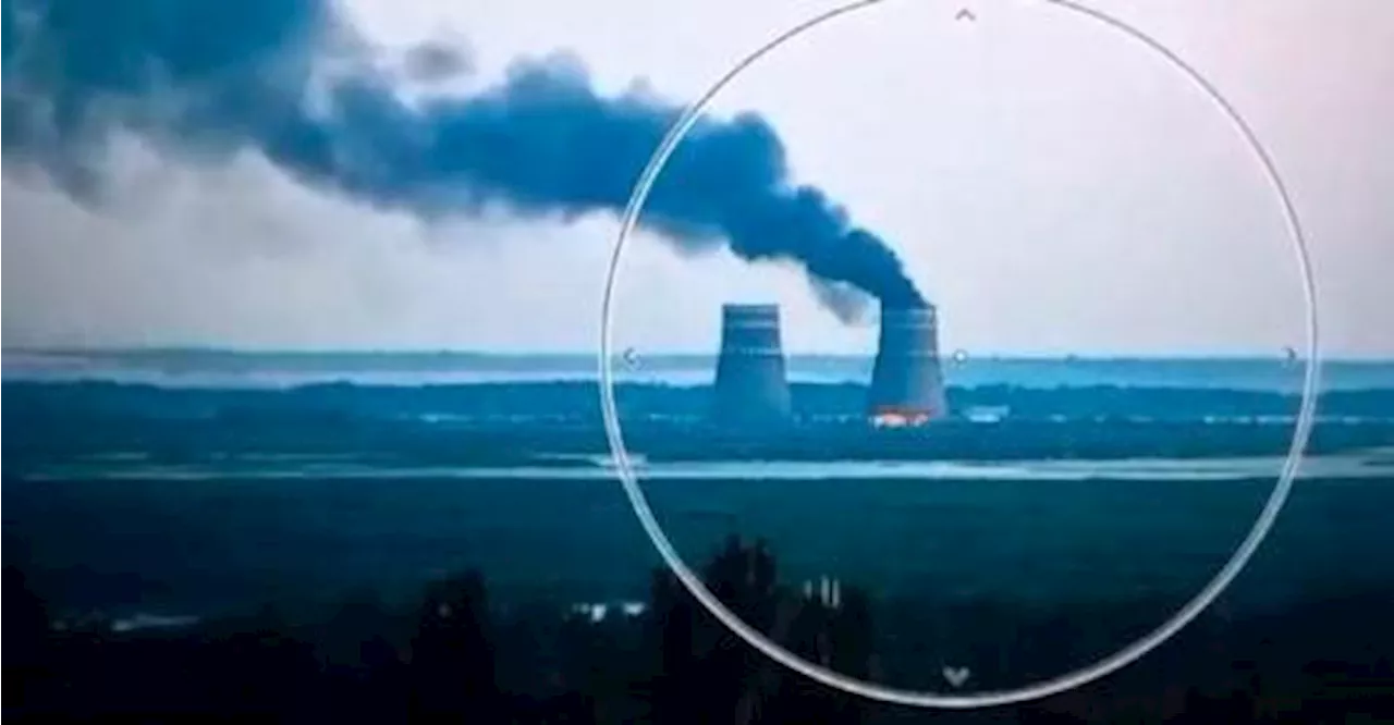 Fire at cooling tower of Zaporizhzhia nuclear plant