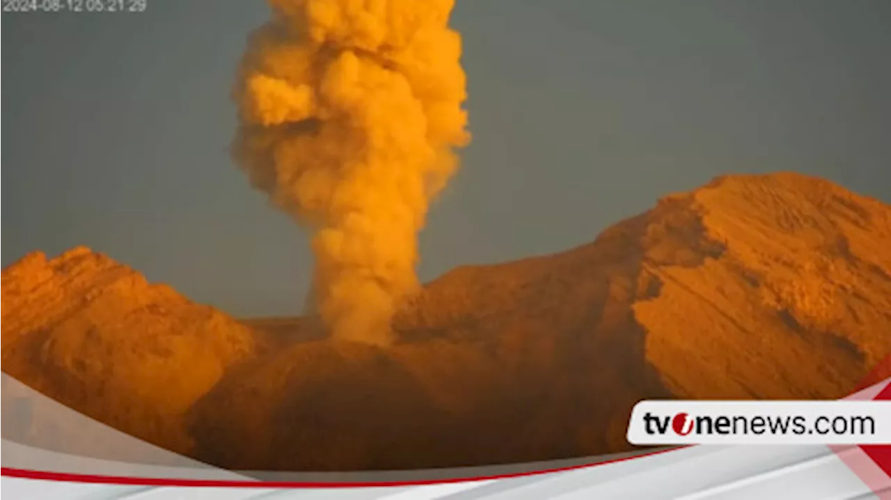 Kembali Erupsi, Gunung Semeru Lontarkan Abu Vulkanik Setinggi 800 Meter di atas Puncak Kawah