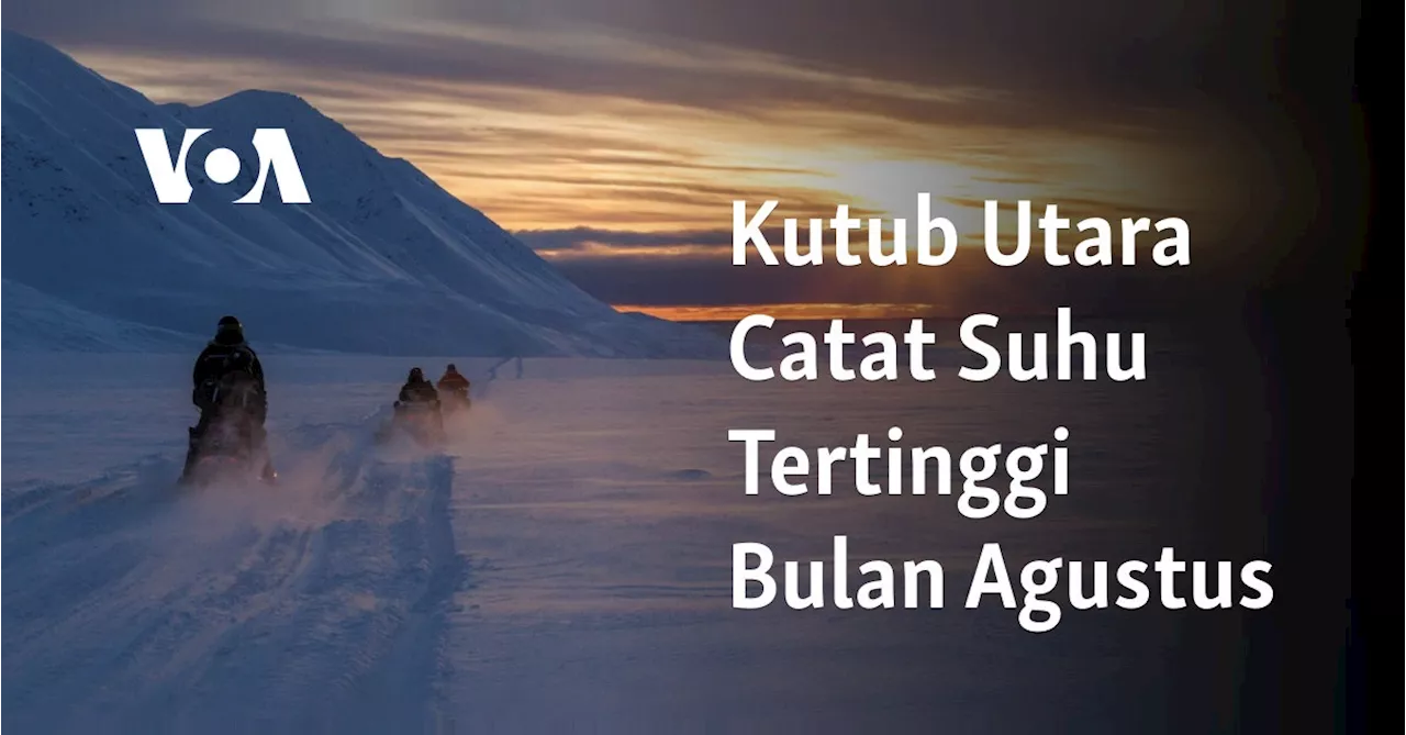 Kutub Utara Catat Suhu Tertinggi Bulan Agustus