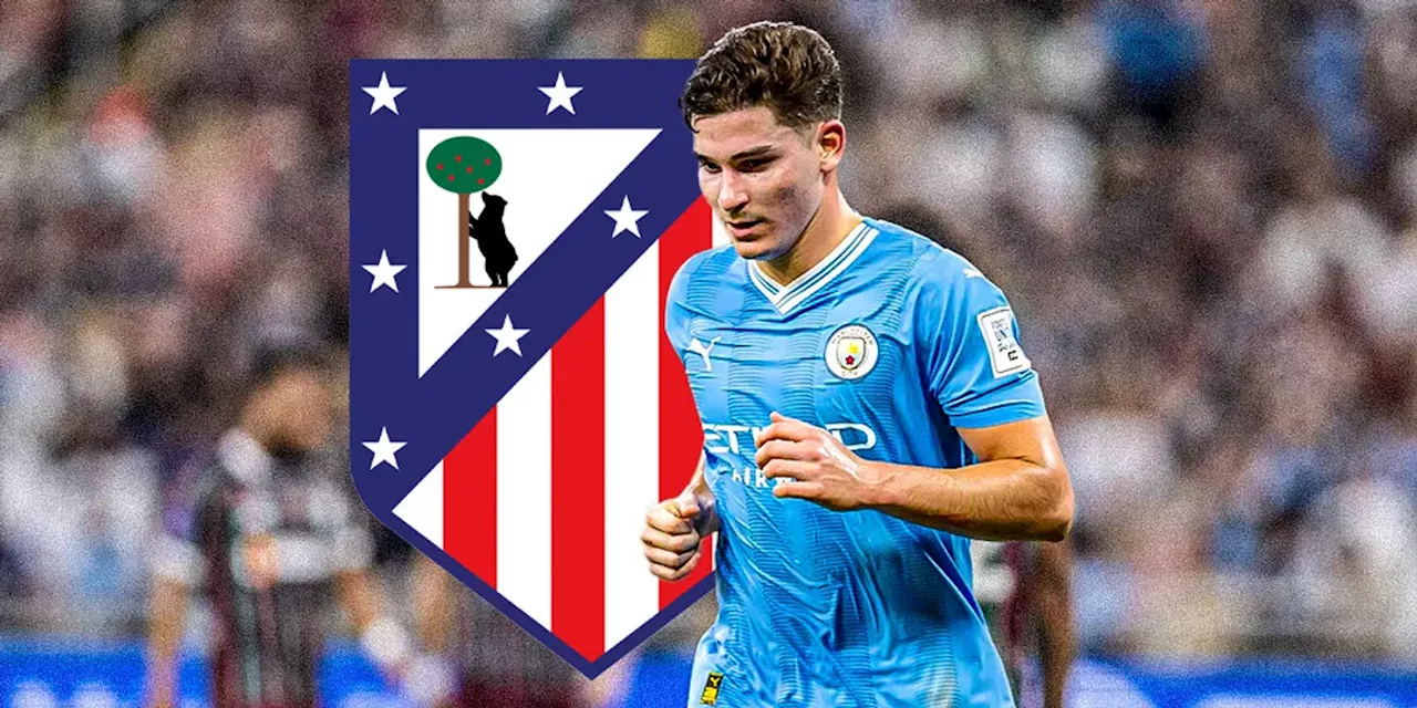 Atlético Madrid heeft beet: Álvarez komt voor 95 miljoen over van Man City