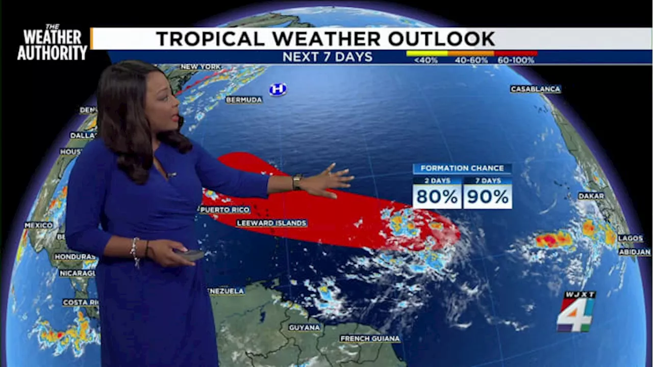 Potential tropical storm by midweek