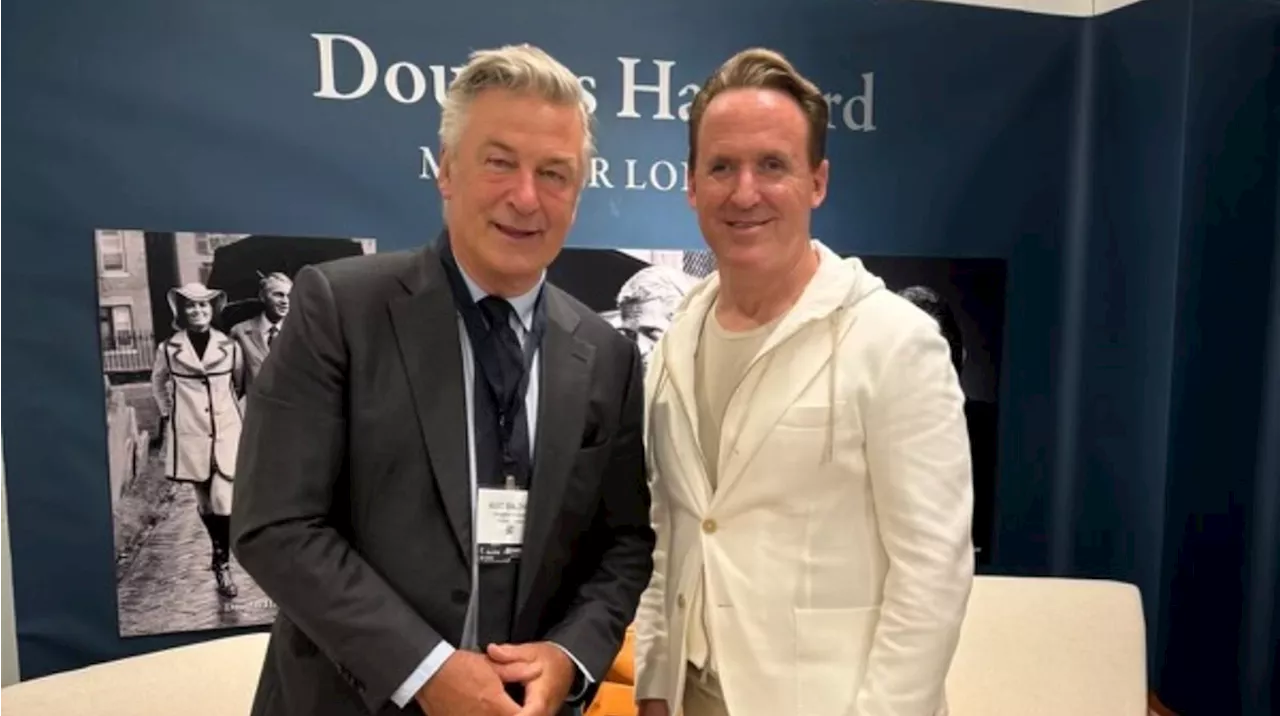 Alec Baldwin, Longtime Fan of Douglas Hayward, Makes Surprise Appearance for the Brand