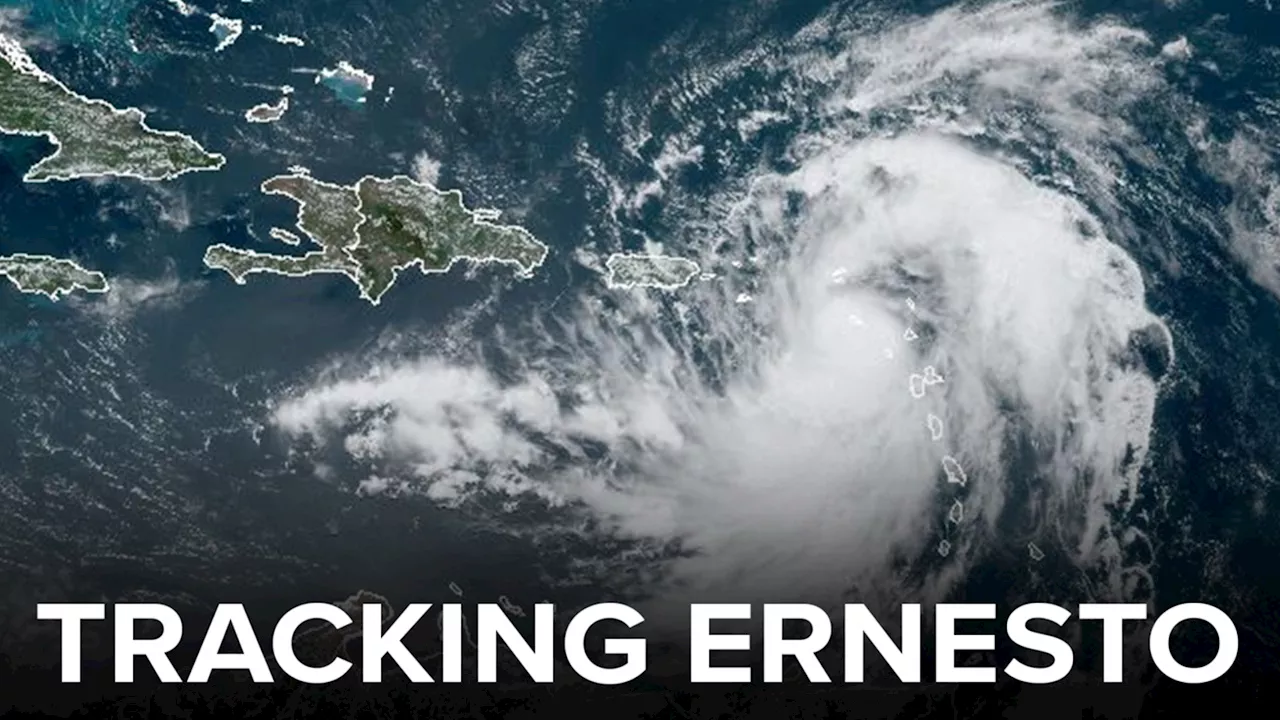 Tropical Storm Ernesto takes aim at Puerto Rico