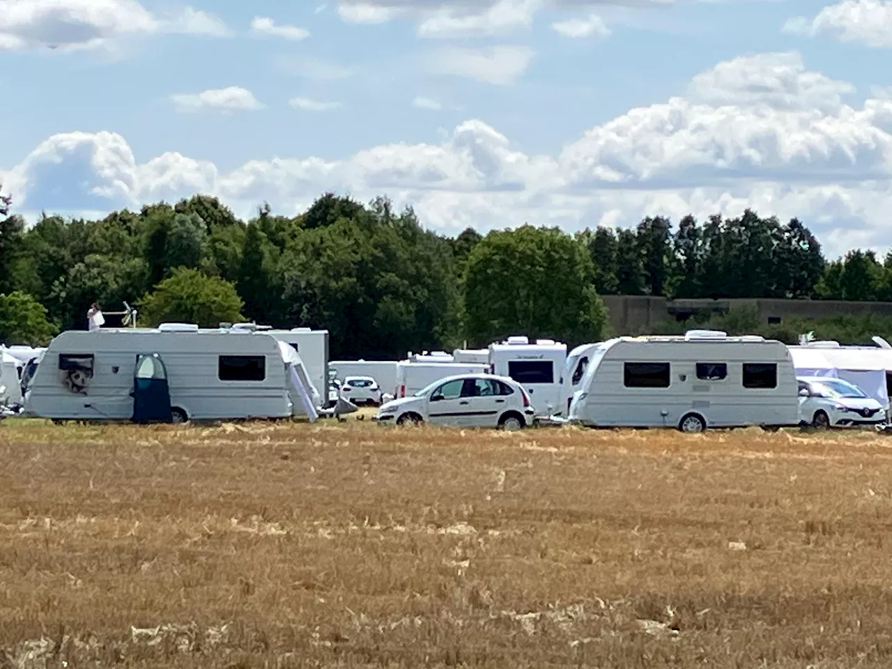 Près de Lyon : des gens du voyage occupent toujours ce parc mais assurent bientôt partir