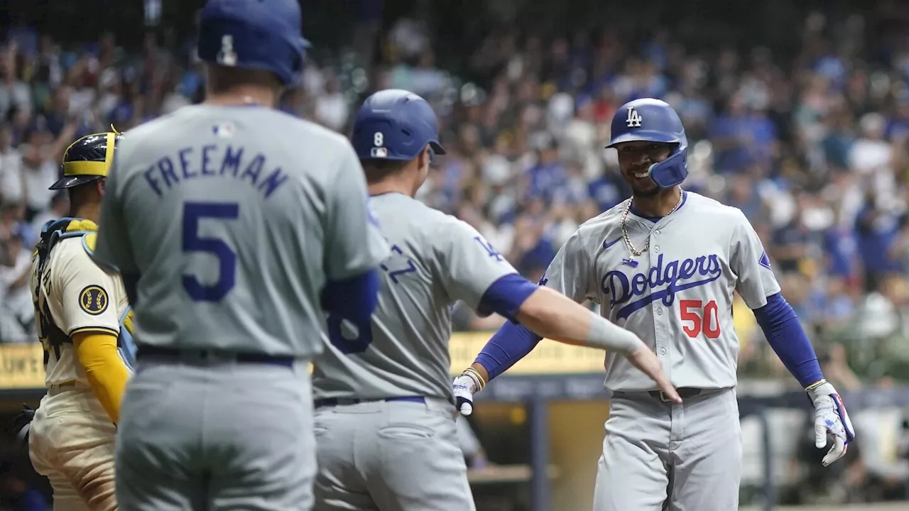 Betts homers in return from injury, Ohtani also goes deep as Kershaw and Dodgers beat Brewers 5-2