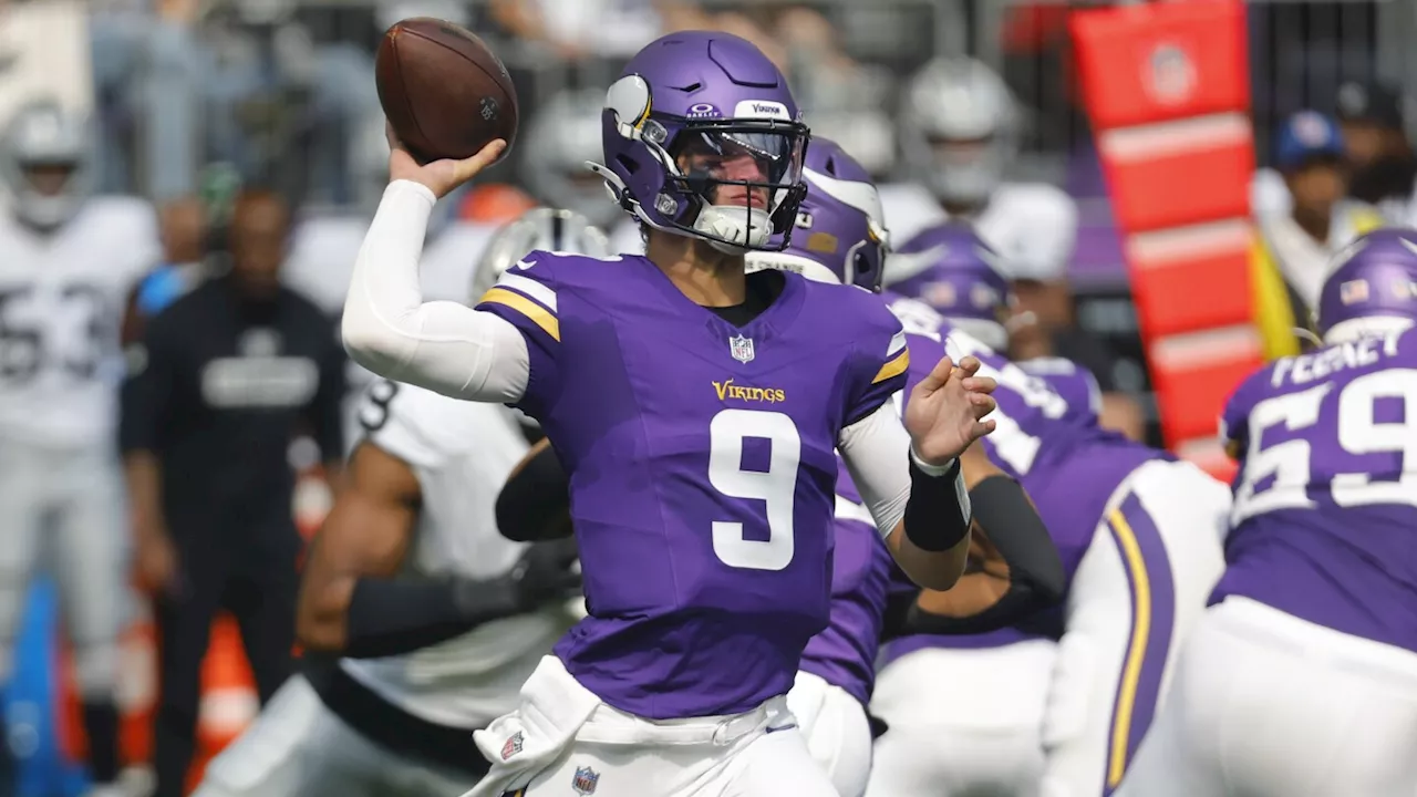 Vikings QB McCarthy held out of practice with soreness in right knee after promising preseason debut