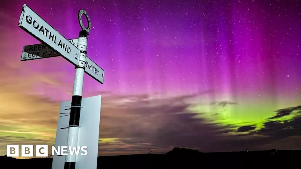 Northern Lights: Spectacular display across Yorkshire