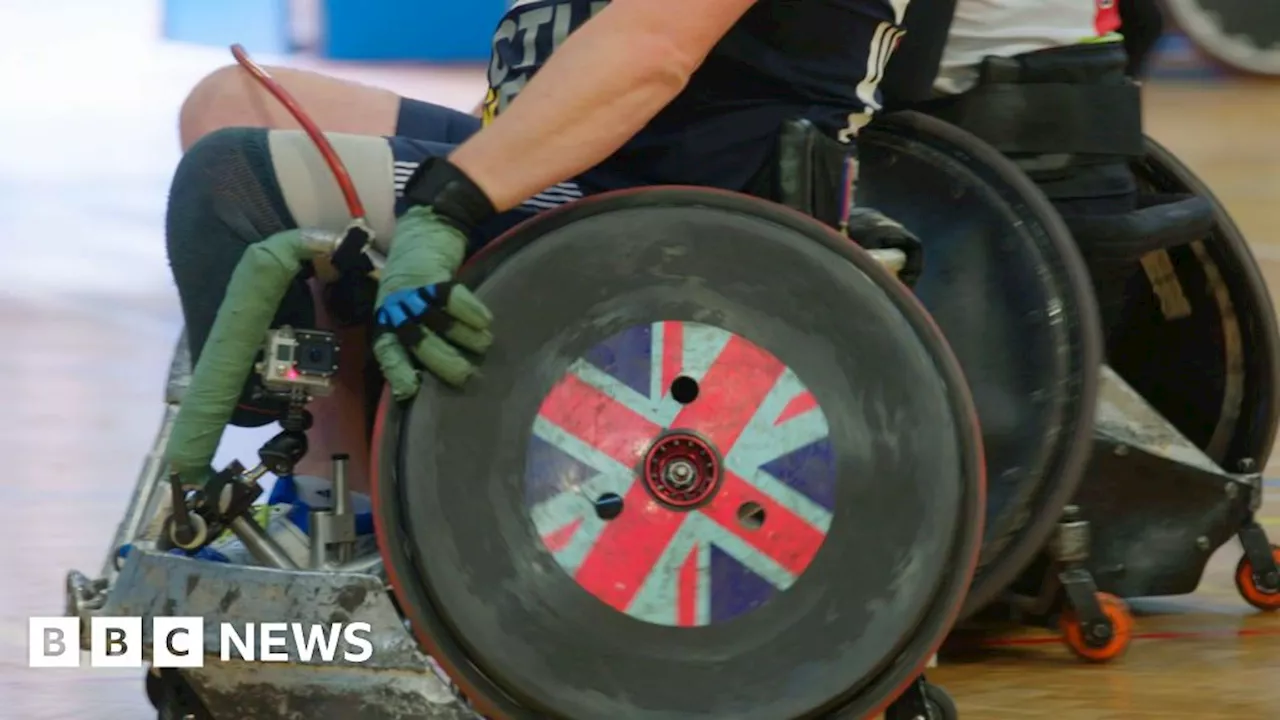 Northampton Saints celebrate wheelchair rugby membership status