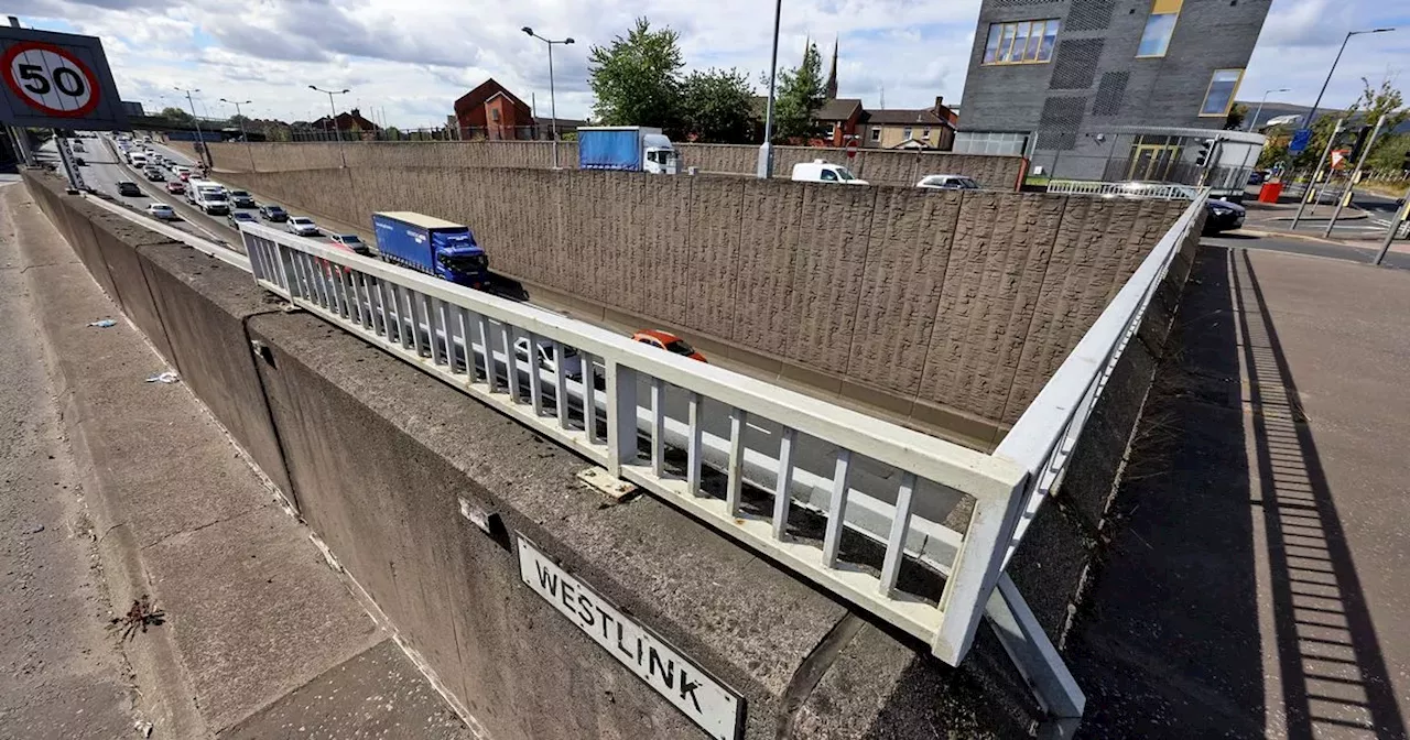 LIVE: Westlink reopens after Belfast crash