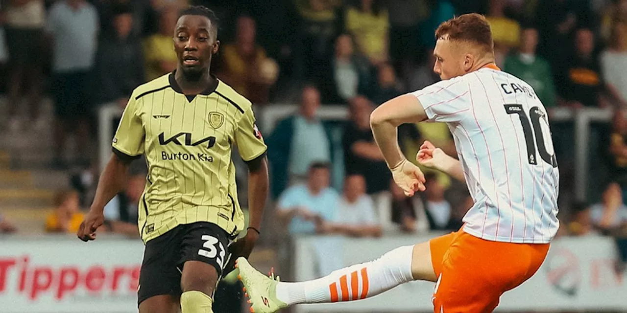 Hasil Burton vs Blackpool: Elkan Baggot Starter, Blackpool Menang Telak 4-0