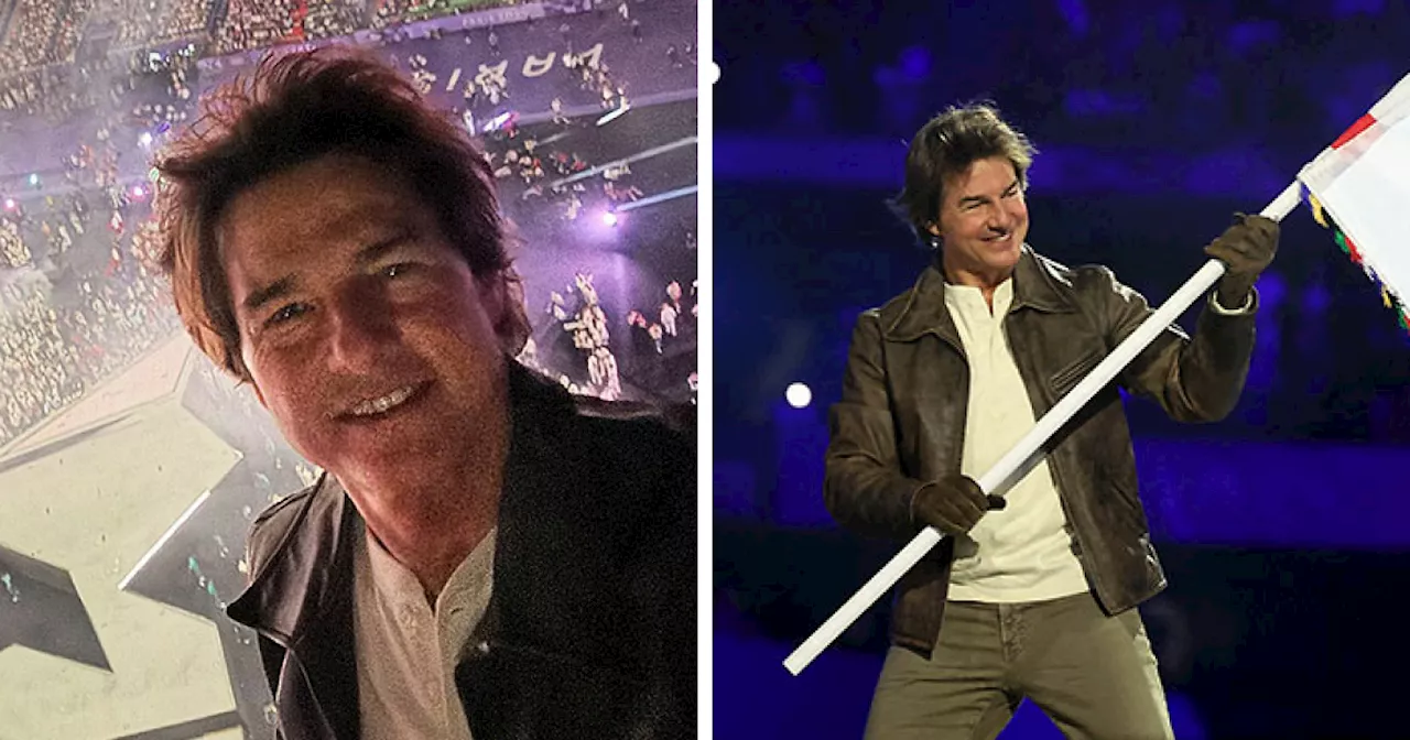 Fans Stunned By Tom Cruise’s “New Face” At Olympics Closing Ceremony