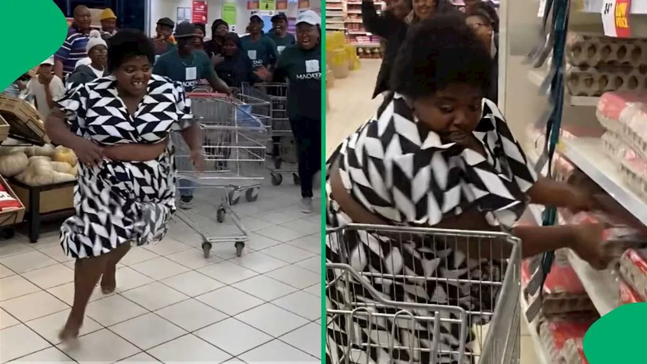 “Are the Eggs Okay?”: Trolley Dash Winner Recklessly Fills Cart, Gives Mzansi Chest Pains