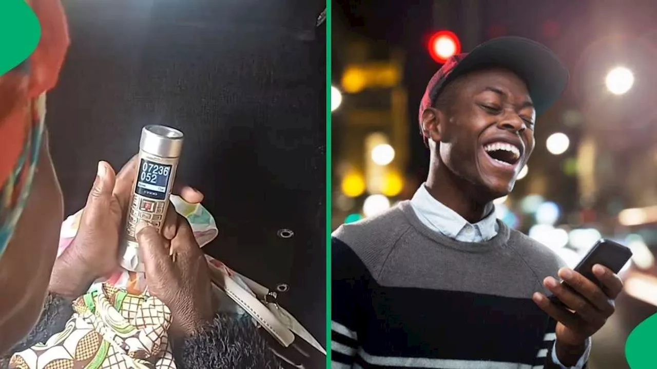 'It’s Giving Zimbabwe': South Africans React to Mzansi Gogo’s Weird-Looking Phone, Shares Video