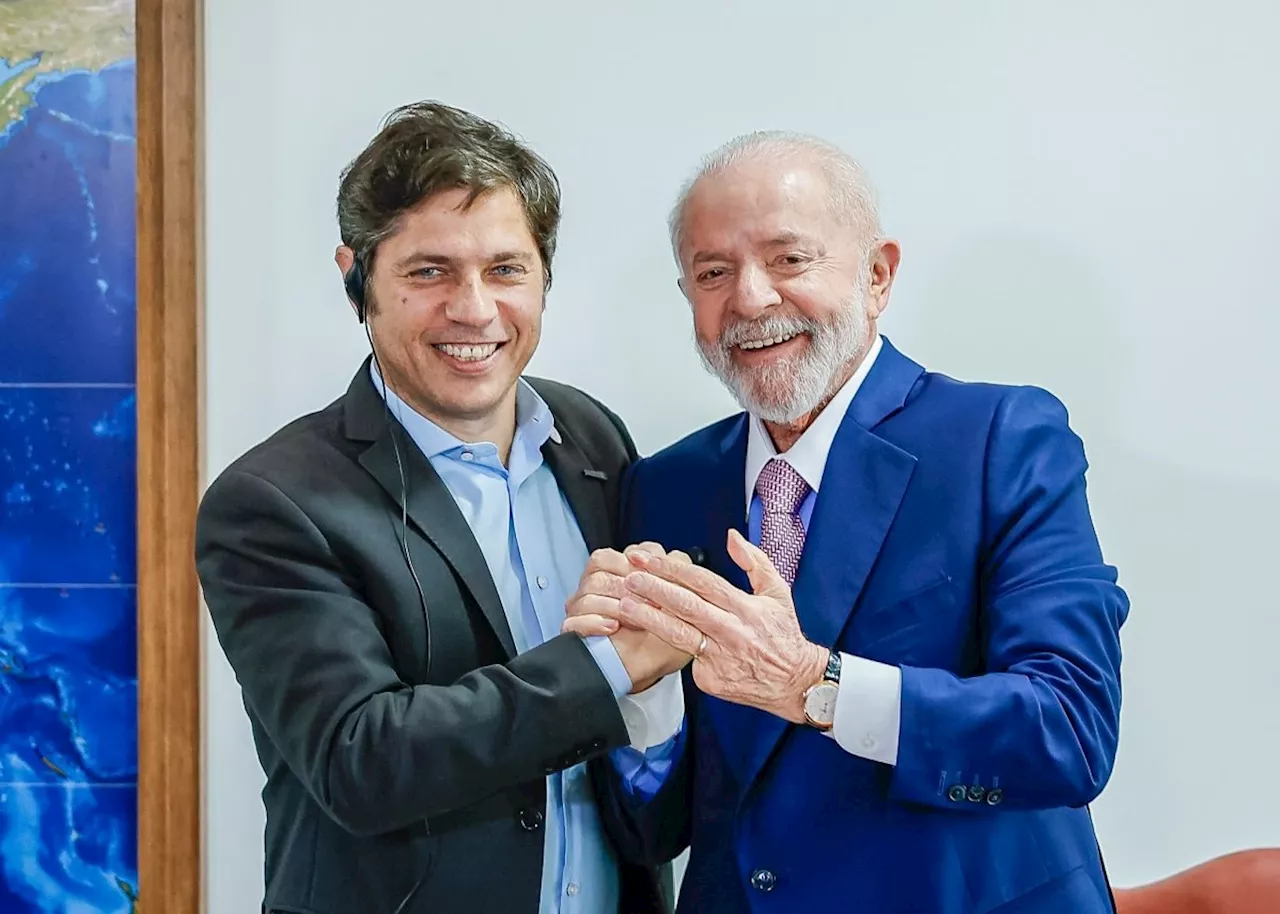 Lula conversa sobre cooperação com o governador de Buenos Aires, principal opositor de Milei