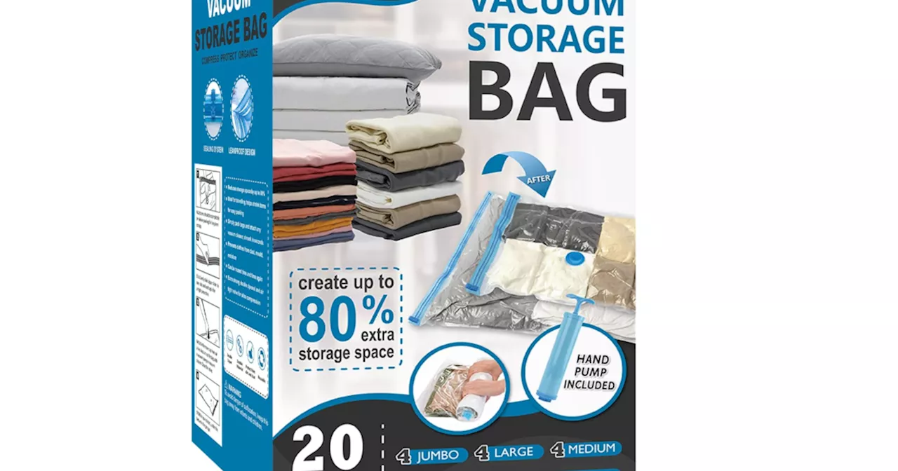 Get organized for fall: Space-saving vacuum storage bags are $1 each at Amazon now