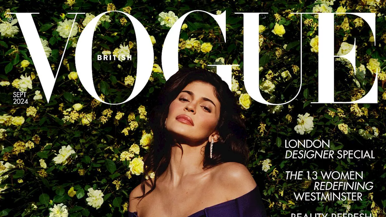 Billionaire Kylie Jenner becomes the FIRST member of her family to grace the cover of British Vogue...