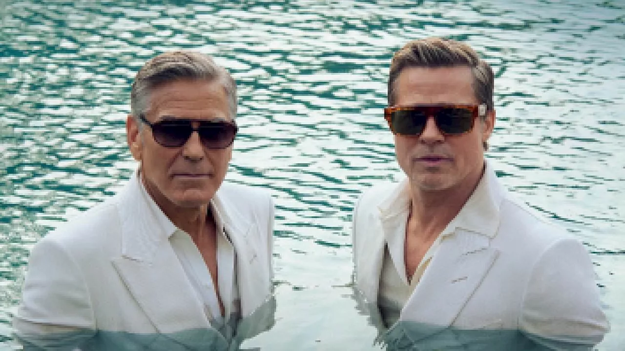 George Clooney and Brad Pitt finally settle their 'mullet war' and reveal who wore the divisive '80s...