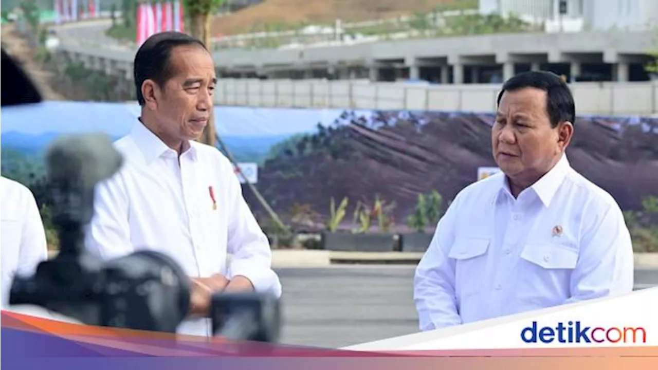 Jokowi: Saya Apresiasi Dukungan Pak Prabowo Percepat Pembangunan IKN