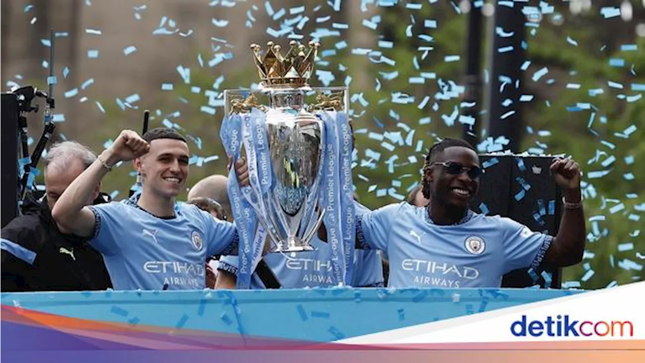 Man City Bidik Trofi Premier League Kelima Beruntun