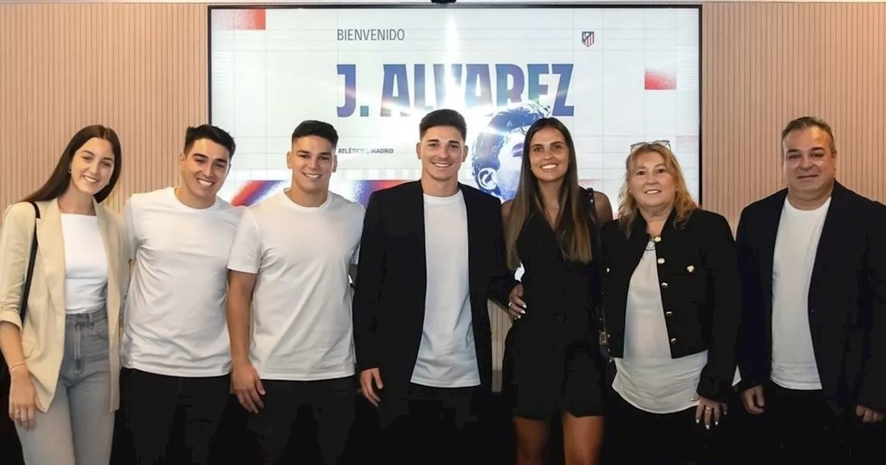 La novia de Julián Álvarez se mostró entusiasmada por su llegada al Atlético de Madrid