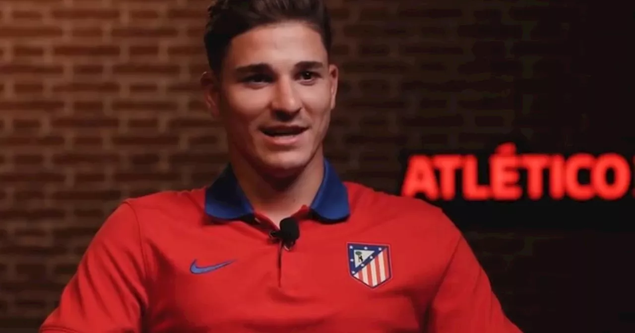 Qué prometió Julián Álvarez en su llegada al Atlético de Madrid