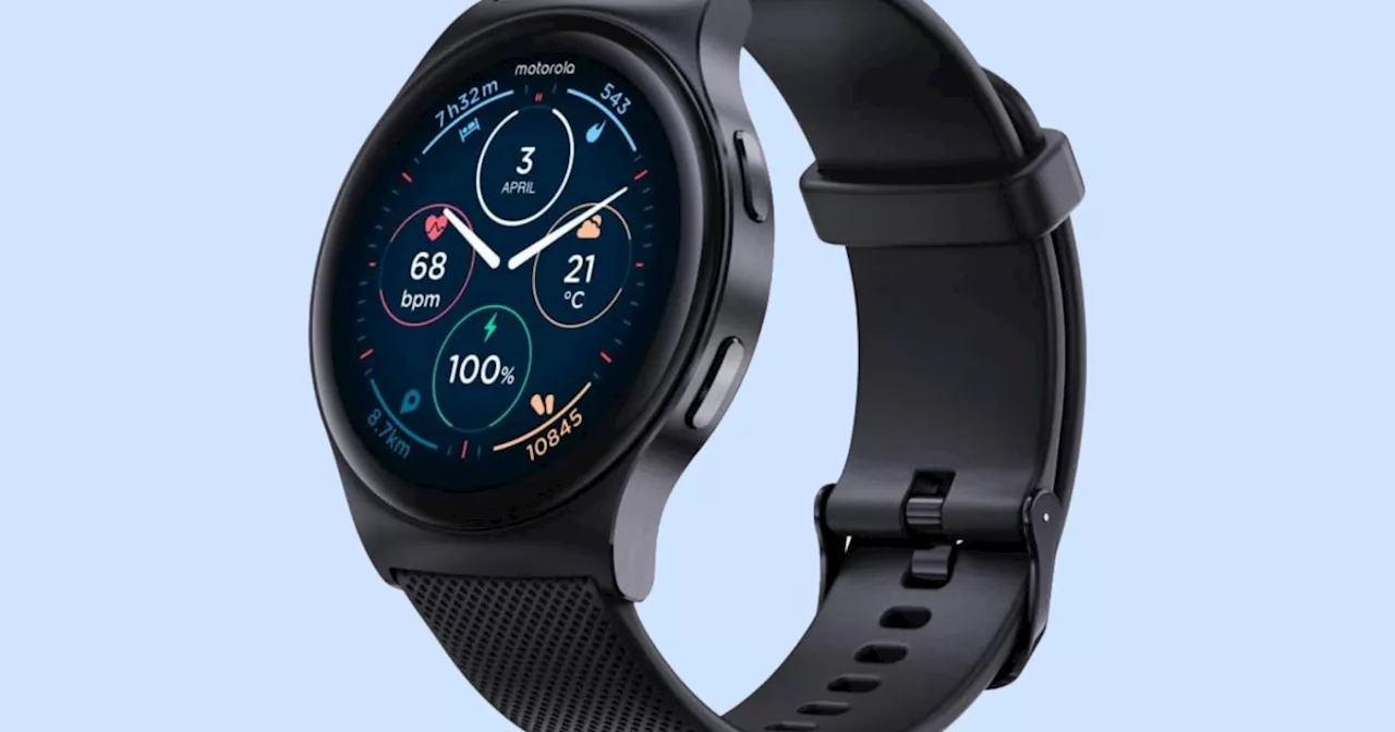 Motorola quietly released a new smartwatch, and it looks great