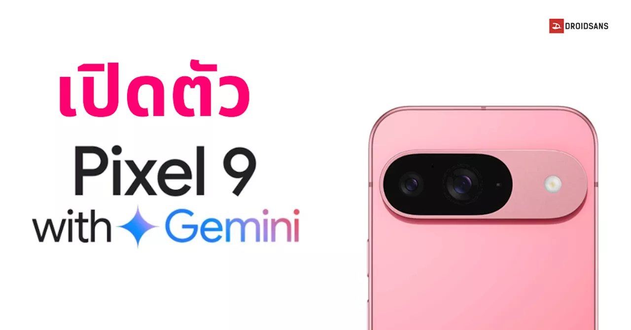 เปิดตัว Pixel 9 ตัวเครื่องไซส์เดิม เพิ่มเติมคือกล้องใหม่พร้อม Ai สุดเจ๋ง