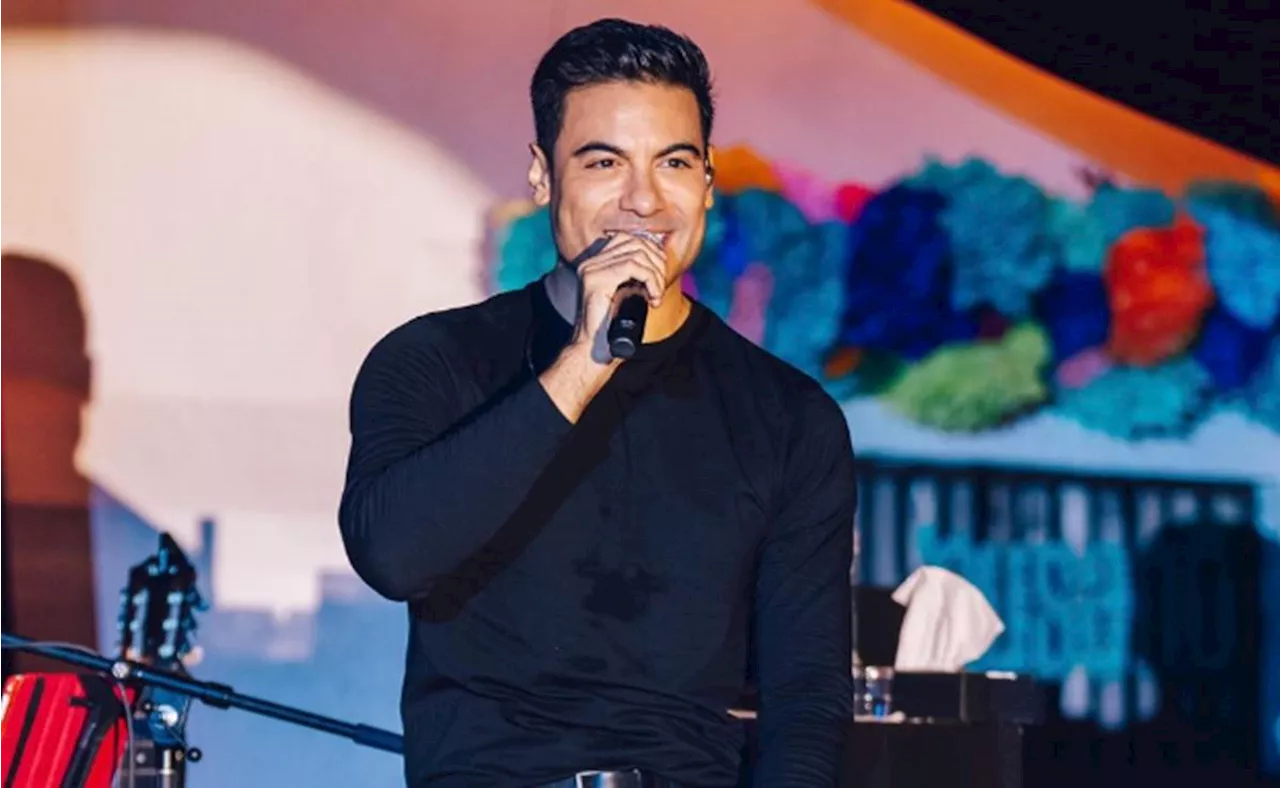 Carlos Rivera regresa a Huamantla y ofrece concierto por sus 20 años de carrera