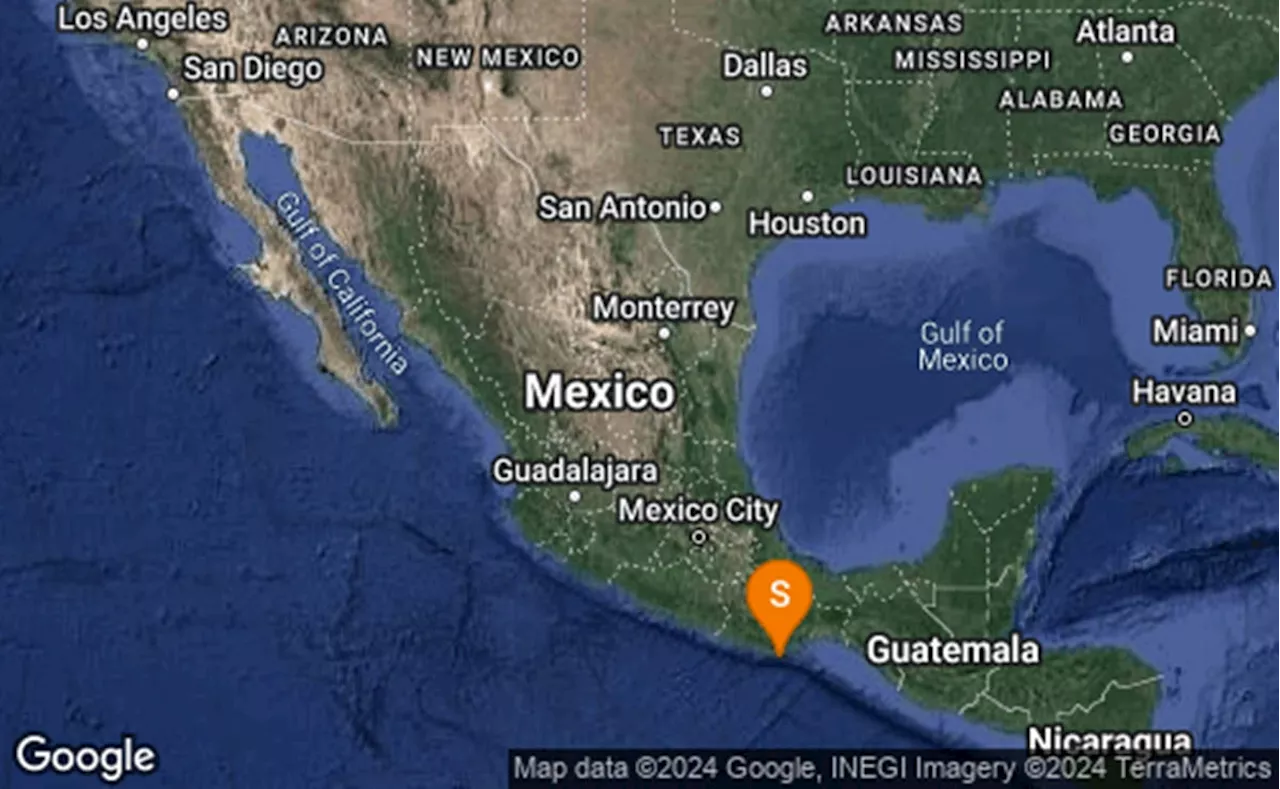 Se registra sismo de magnitud 4.1 en San Pedro Pochutla, Oaxaca