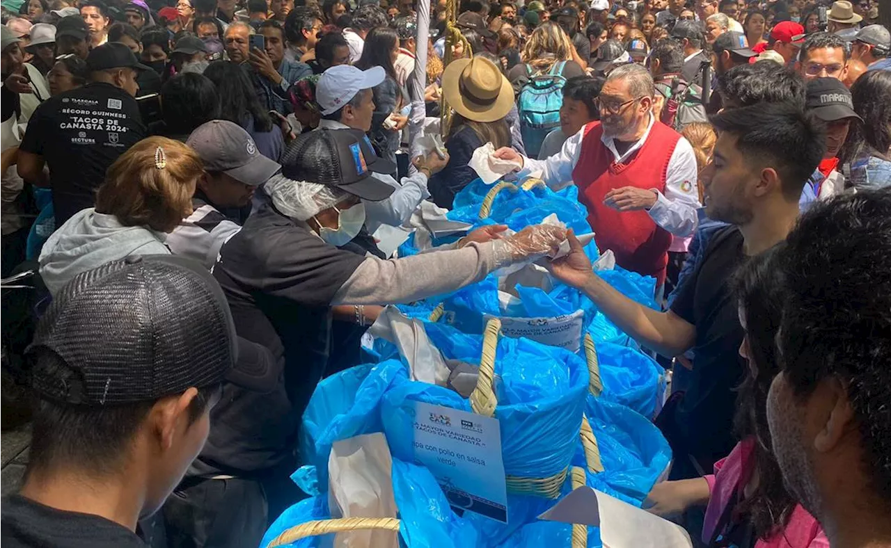 Tlaxcala rompe record guinness por sus tacos de canasta