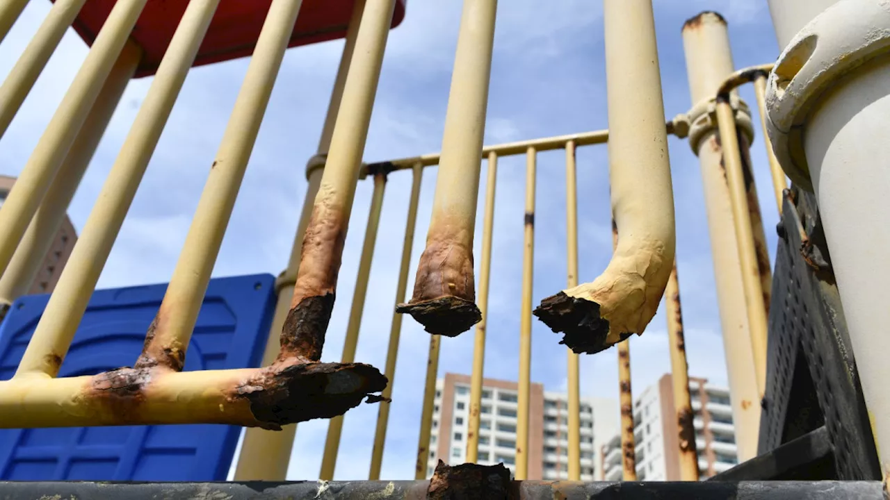 Quejas por deterioro del parque El Rosal en Puerto Colombia