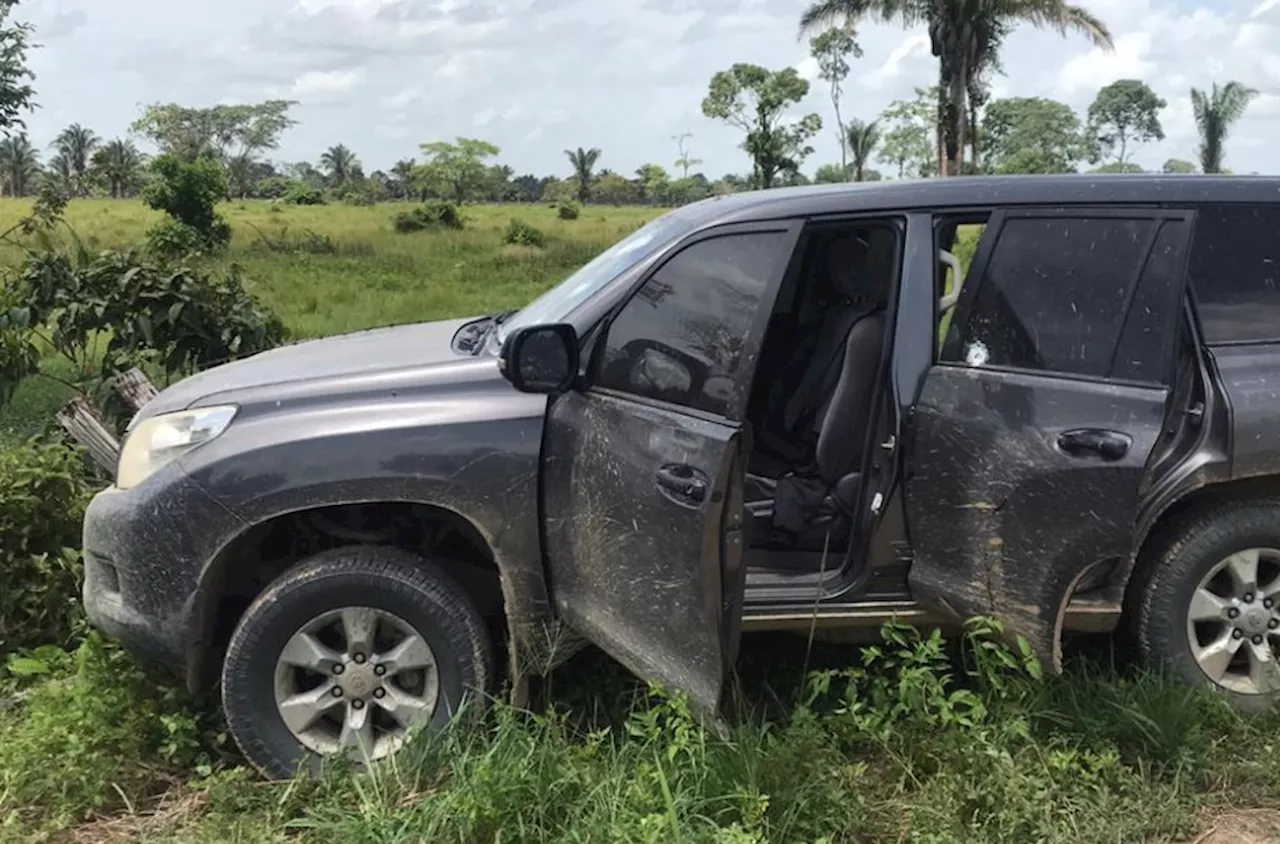 Hallan a miembros del Eln en camionetas de UNP en Tamo, Arauca