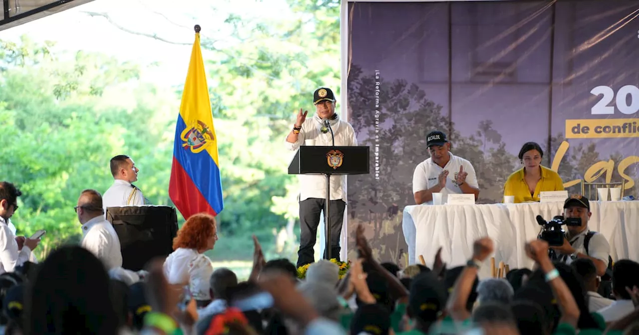 “Estamos haciendo justicia devolviendo tierras”: Petro en el sur de Bolívar