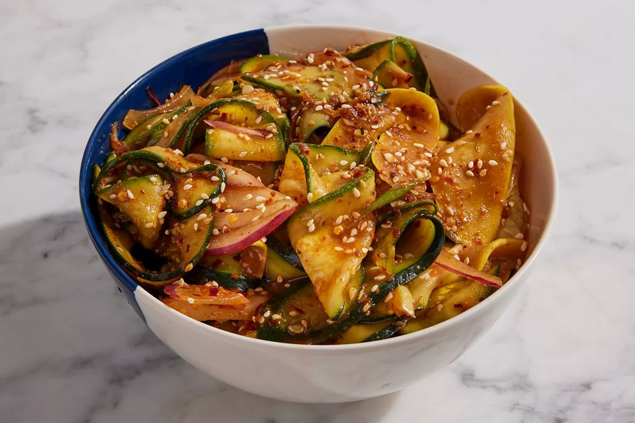 Cold Korean Zucchini Salad (호박 생채 - Hobak Saengchae) Recipe on Food52