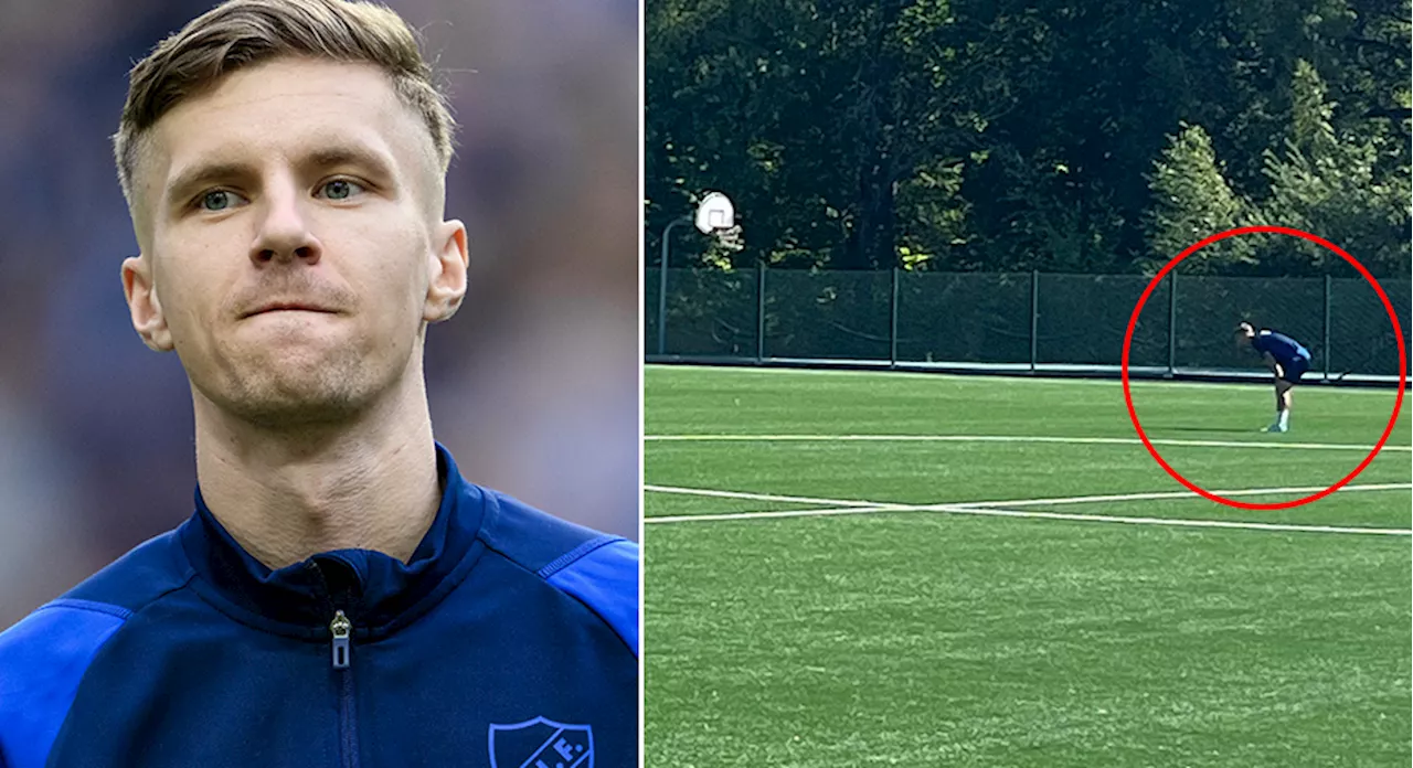 Leach Holm fick inte vara med på Djurgårdens träning: 'De sa till mig'