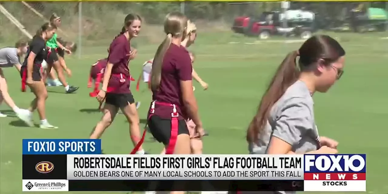 Robertsdale fields schools first girls’ flag football team this fall