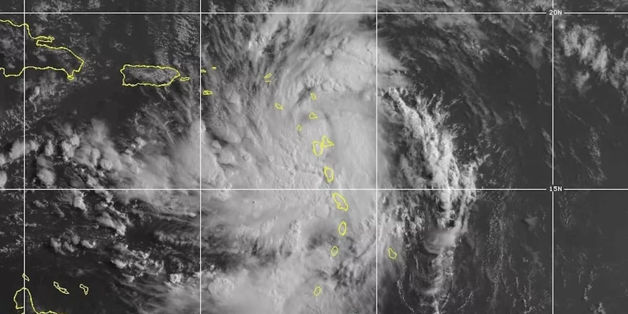 Tropical Storm Ernesto batters northeast Caribbean and aims at Puerto Rico as it strengthens