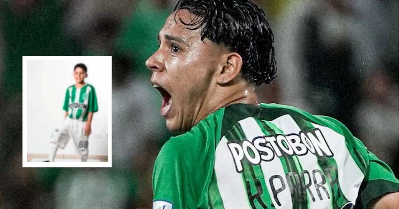 Kevin Parra: en Atlético Nacional desde los 11 años, canterano e hincha verdolaga