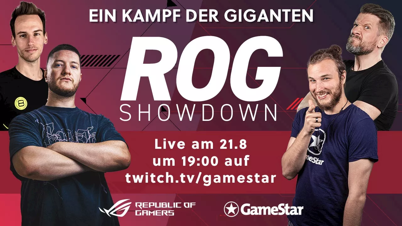 Epischer Showdown auf der gamescom: Team GameStar und Team ASUS kämpfen um die Krone