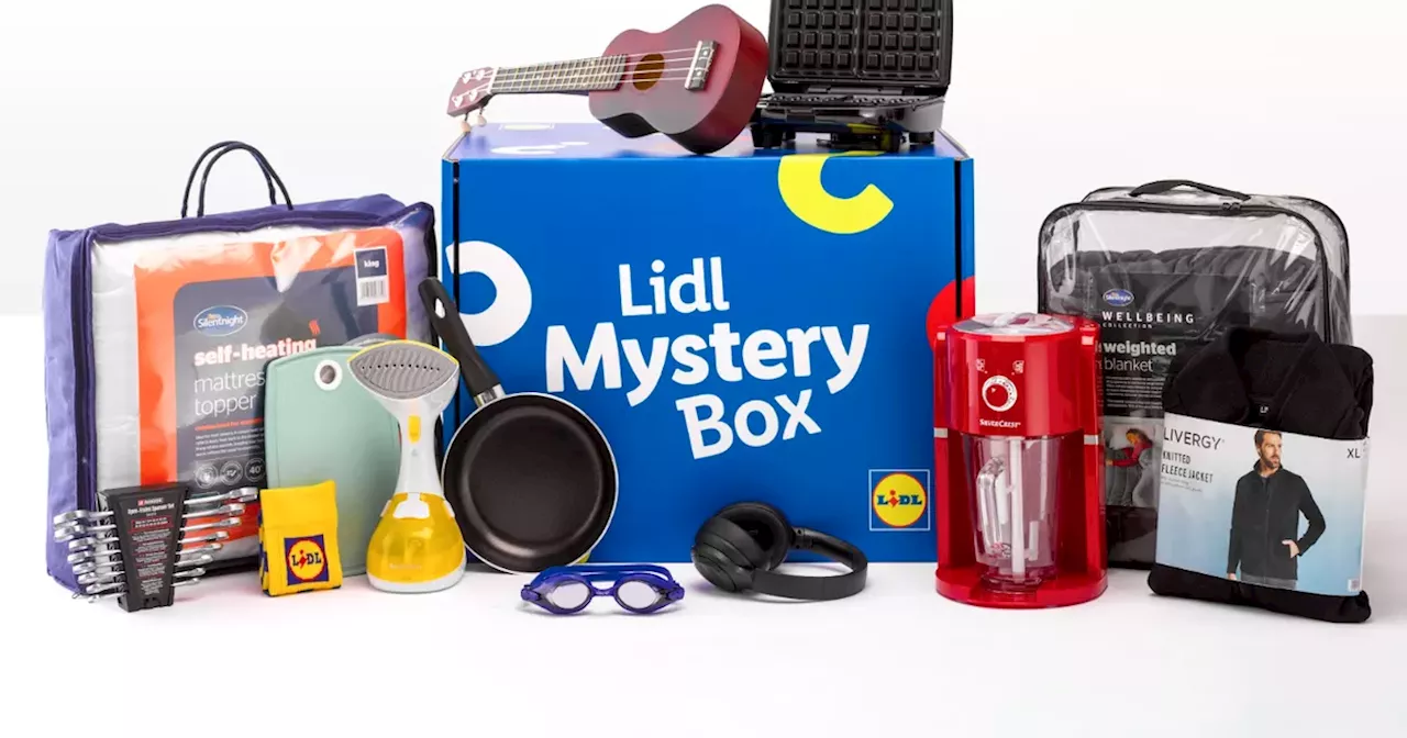 Lidl launches 'Mystery Box' with £100 worth of middle aisle items for £20