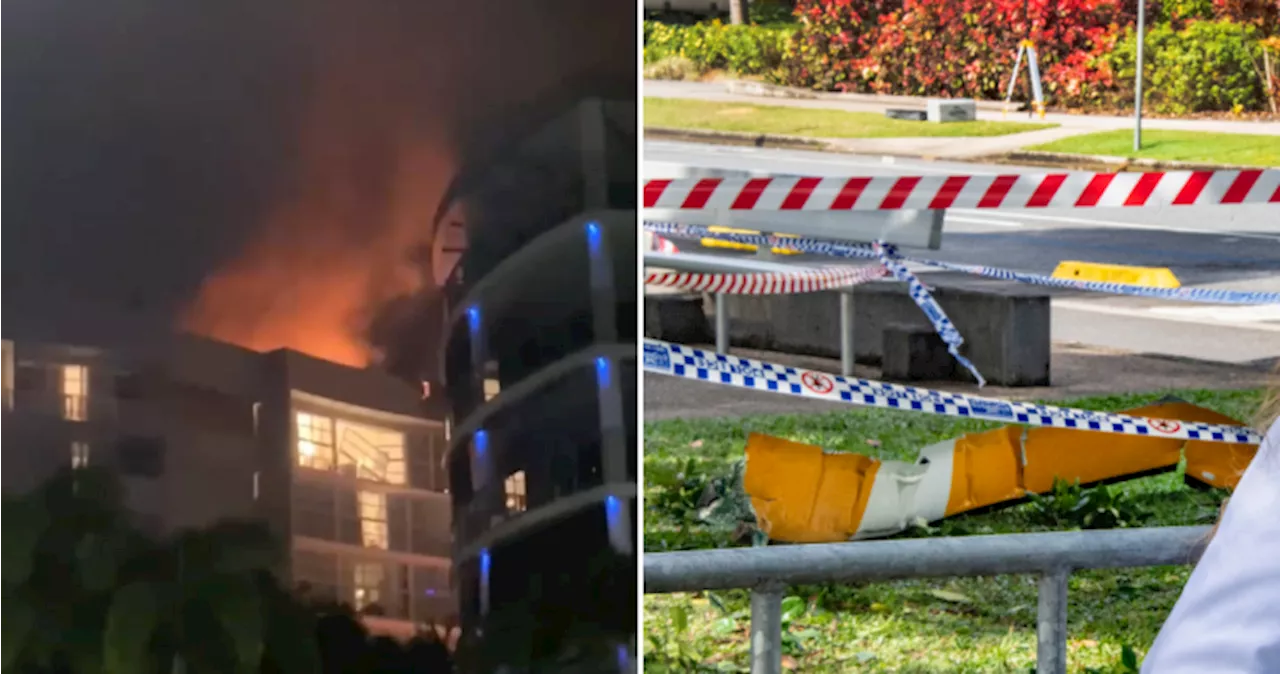 Pilot steals helicopter, crashes into hotel after attending party in Australia