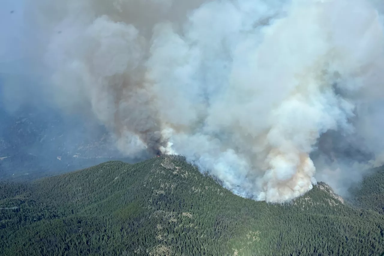 Hundreds allowed to return home to Village of Slocan, B.C., after wildfire