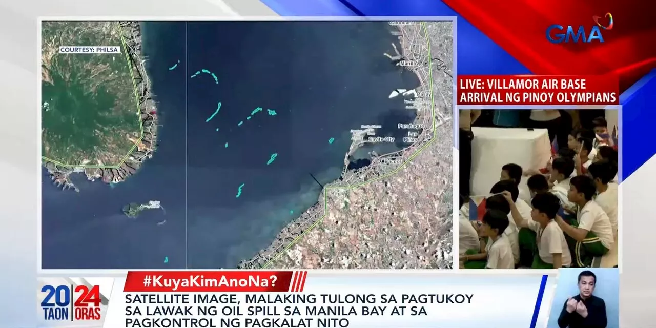 Satellite imagery and how it helps in disaster response to Manila Bay oil spill