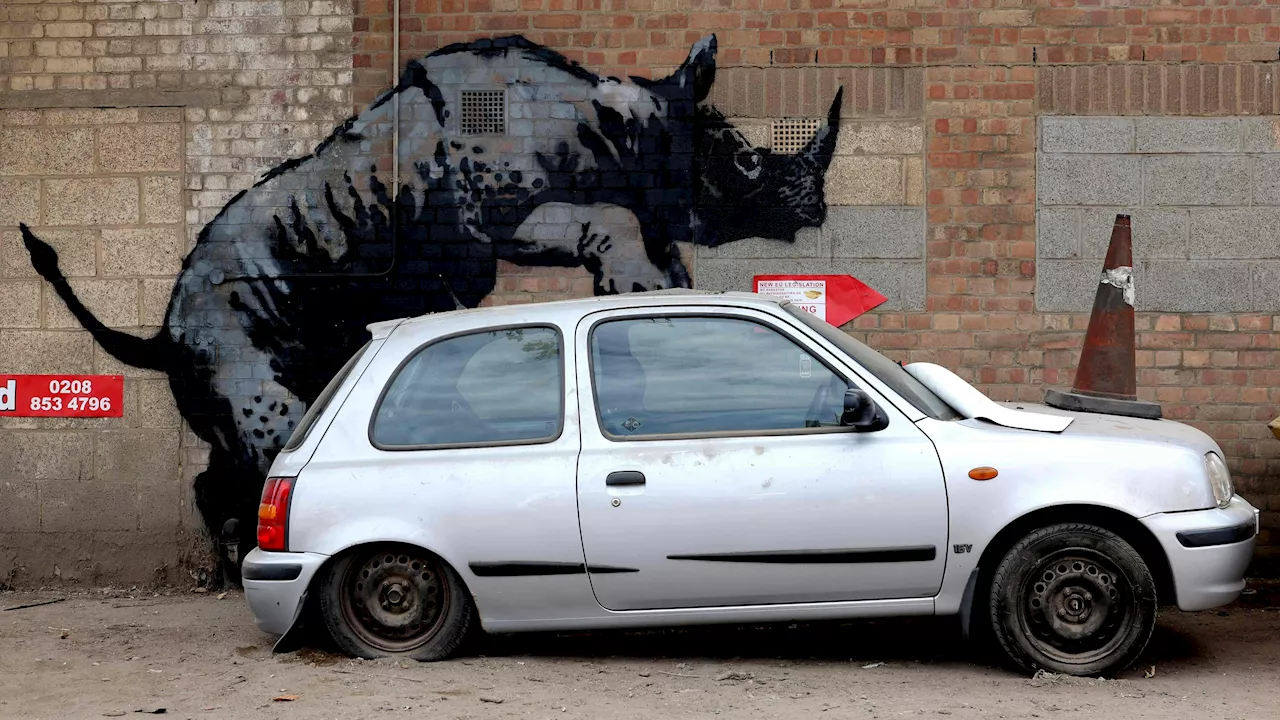 Diesmal ein Nashorn – Wieder Banksy-Werk aufgetaucht