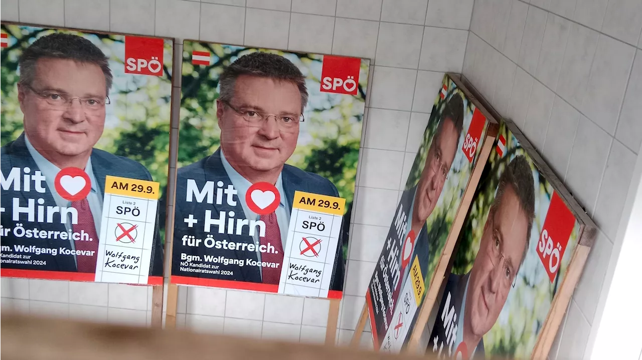 Wirbel um Plakatfertigung der SPÖ in Sportkabine