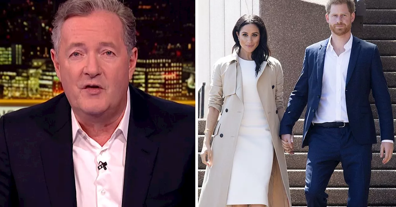 Piers Morgan's four-word Harry and Meghan jibe as 'William and Charles livid'