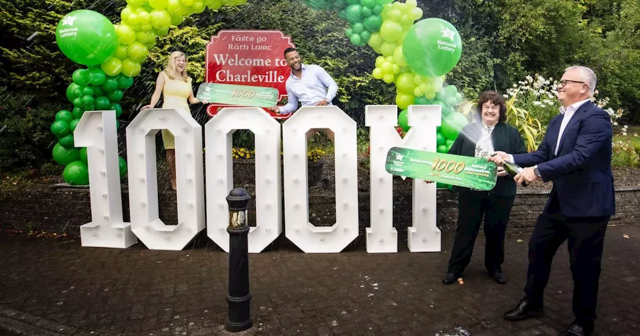 The National Lottery celebrates 1,000th Lotto millionaire win