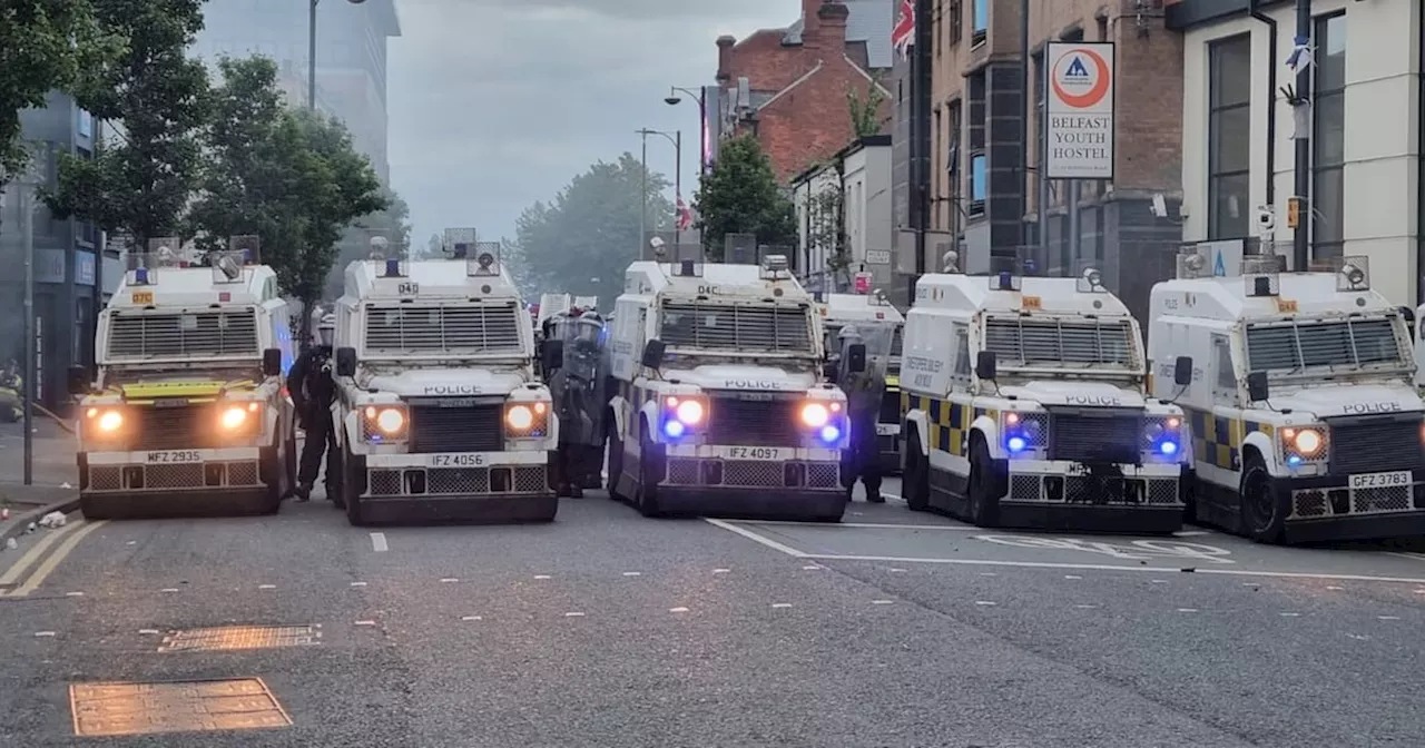 Man (26) charged with riotous assembly following Belfast protest