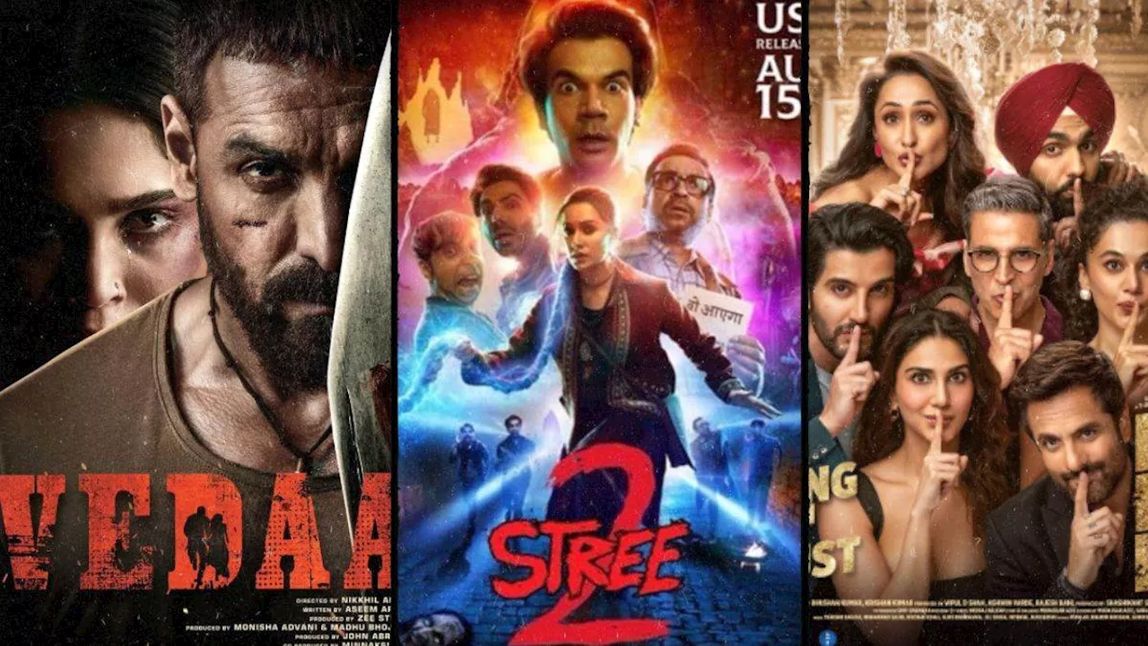 एडवांस बुकिंग में बुलेट ट्रेन की रफ्तार से कमाई कर रही है Stree 2, खेल-खेल में और वेदा का अभी से निकला दम