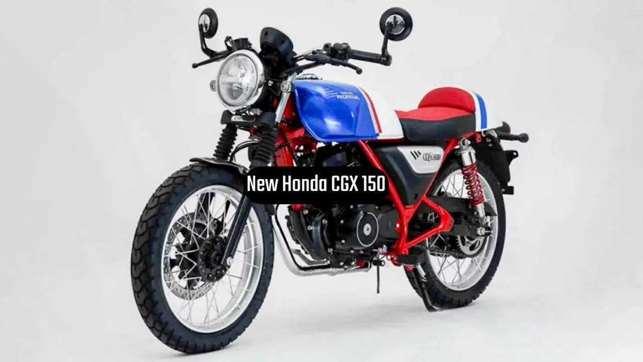 नई Honda CGX 150 की लॉन्च से पहले आई तस्वीरें, ऑफ-रोडिंग फीचर्स से होगी लैस